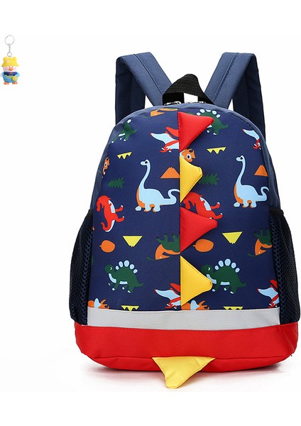Çizgi Film Dinozor Çocuk Çantası Anaokulu Okul Çantası 3-4-6 Yaş Erkek Ve Kız Bebek Sırt Çantası (Yurt Dışından)