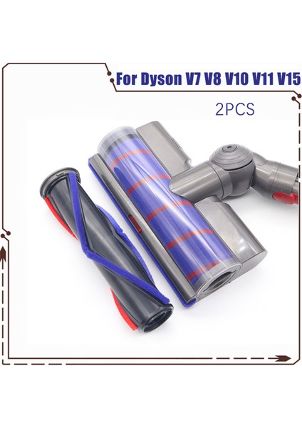 Dyson V7 V8 V10 V11 V15 Elektrikli Süpürge Anti-Karışıklık Doğrudan Tahrikli Temizleme Başlığı, Motorhead Temizleme Başlığı Fırçası (Yurt Dışından)