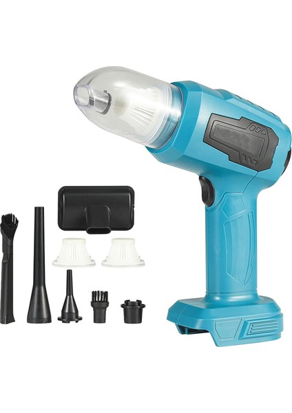 Makita 18V Taşınabilir Araba Elektrikli Süpürgesi, Kablosuz El Tipi Toz Alma Makinesi, Zemin Halı Tüy Temizleme Için Elektrikli Hava Üfleyici (Yurt Dışından)