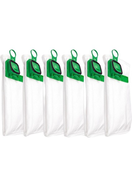6 Adet Toz Filtre Torbası Değiştirme Kiti Vorwerk VK140 VK150 Dik Elektrikli Süpürge Premium Filterbag Yedek Parça (Yurt Dışından)