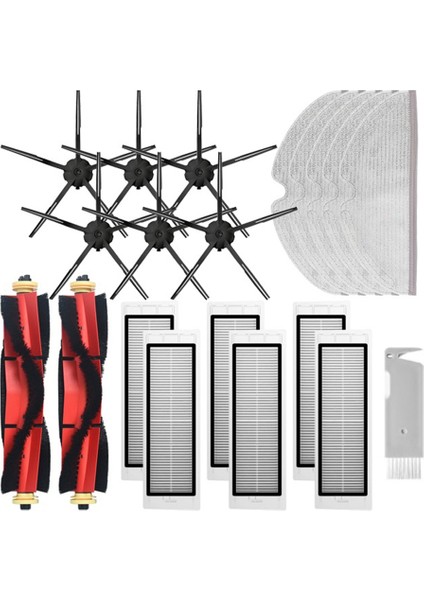 Xiaomi Roborock S5 Max S6 Maxv Robotlu Süpürge Aksesuarları Paspas Bezi Hepa Filtre Ana Yan Fırça Yedek Parça (Yurt Dışından)