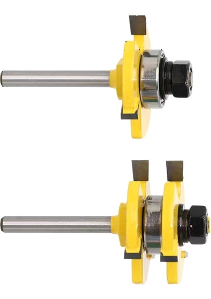 Adet 1/4 Inç Şaft Kesici 3 Dişli Dil ve Yiv Bağlantısı Montajı (Yurt Dışından) fiyatları