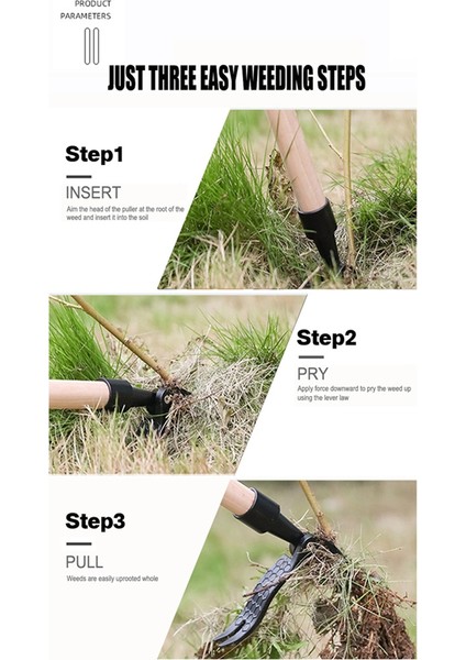 Bahçe Yabani Ot Sökücü Alet ve Bahçe Tırmık Döner Kültivatör Alet Seti (Yurt Dışından) indirimleri