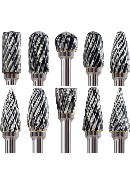 10 Adet Tungsten Karbür Uç Seti (Yurt Dışından)