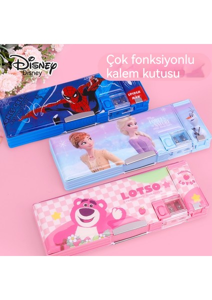 Yeni Disney Çocuk Kırtasiye Kutusu Ilkokul Öğrencileri Karikatür Plastik Kalem Kutusu Kalem Kutusu Okul (Yurt Dışından) fiyatları