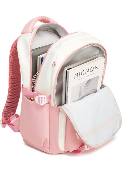 Yeni Okul Çantası, Rahat Seyahat Sırt Çantası, Basit Çok Fonksiyonlu Sırt Çantası, Ilkokul ve Ortaokul Öğrencileri Için Yüksek Görünümlü (Yurt Dışından) modelleri