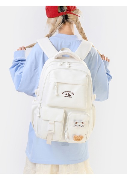 Yeni Japon Ins Kolej Tarzı Okul Çantası Kadın Büyük Kapasiteli Sırt Çantası Ortaokul Kızları Lise Öğrencisi Sırt Çantası 2025 Yeni Stil (Yurt Dışından) fiyatları