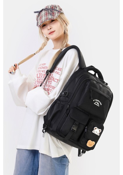 Yeni Japon Ins Kolej Tarzı Okul Çantası Kadın Büyük Kapasiteli Sırt Çantası Ortaokul Kızları Lise Öğrencisi Sırt Çantası 2025 Yeni Stil (Yurt Dışından) modelleri