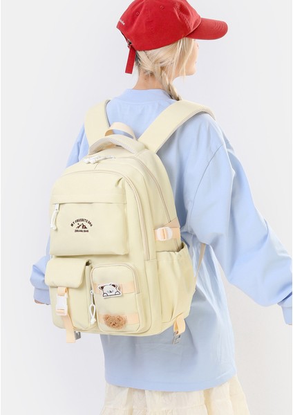 Yeni Japon Ins Kolej Tarzı Okul Çantası Kadın Büyük Kapasiteli Sırt Çantası Ortaokul Kızları Lise Öğrencisi Sırt Çantası 2025 Yeni Stil (Yurt Dışından) indirimleri