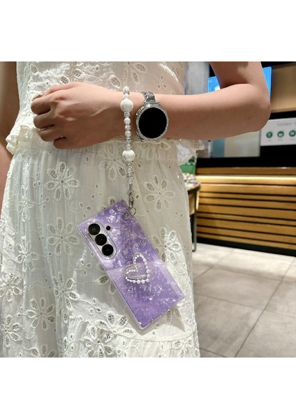 Samsung Galaxy Z Fold7 5g Için Sedefli Shl Dokulu Kılıf (Yurt Dışından) fiyatları