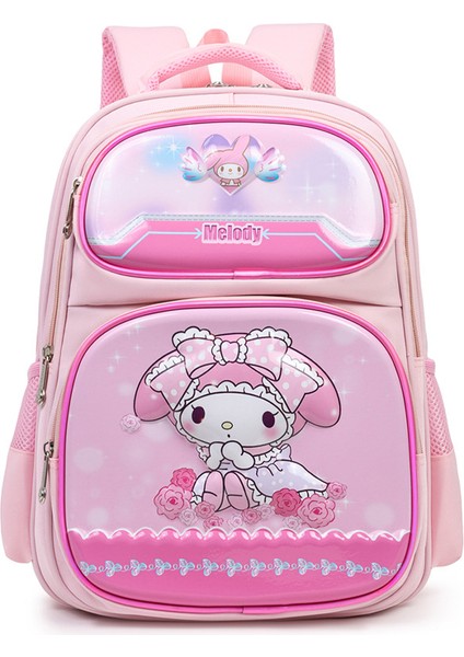 Ilkokul Öğrencileri Için Kuromi Ağırlık Azaltıcı ve Omurga Koruyucu Sırt Çantası (Yurt Dışından)