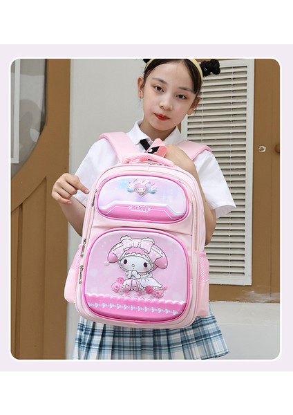 Ilkokul Öğrencileri Için Kuromi Ağırlık Azaltıcı ve Omurga Koruyucu Sırt Çantası (Yurt Dışından) modelleri