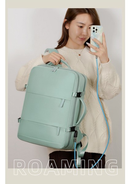 Yeni 2025 Erkek ve Kadın Sırt Çantası Büyük Kapasiteli Seyahat Çantası Sırt Çantası Çok Fonksiyonlu Bagaj Çantası Öğrenci (Yurt Dışından) modelleri