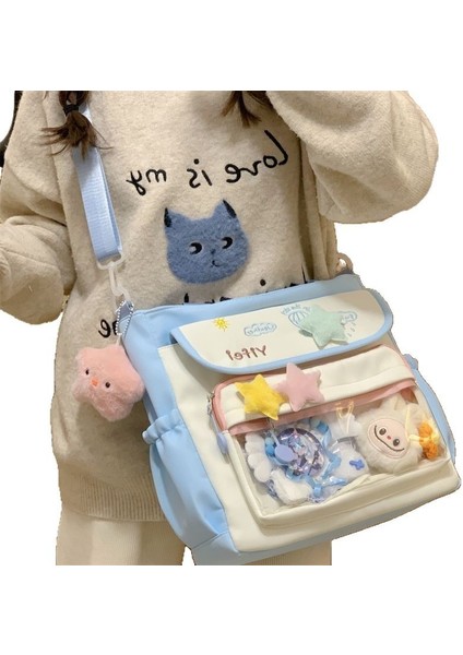 Yeni Kanvas Çanta Kadın Omuz Küçük Taze Çok Yönlü Ağrı Çantası Kitap Çantası Büyük Kapasiteli El Çantası Ders Çantası Öğrenci Çapraz Çanta (Yurt Dışından) modelleri