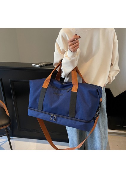 Yeni Yoga Fitness Çantası Kısa Mesafeli Iş Gezisi Büyük Kapasiteli Bagaj Depolama Çantası Su Geçirmez Bağımsız (Yurt Dışından) fırsatları