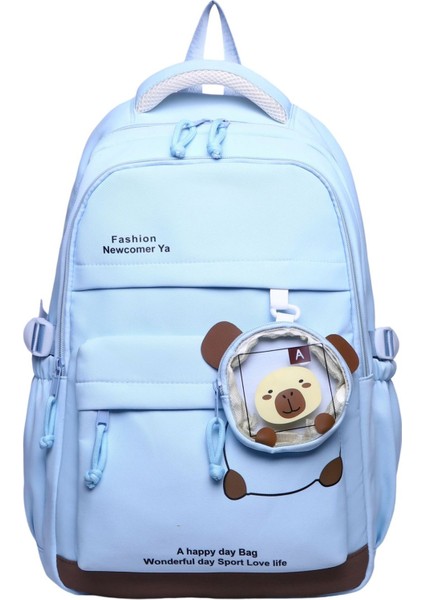 Yeni Ortaokul Öğrencileri Yeni Yüksek Görünümlü Büyük Kapasiteli Sırt Çantası Kadınlar Kampüs Tarzı Üniversite Öğrencileri Modası Yeni Çok Yönlü Okul (Yurt Dışından)