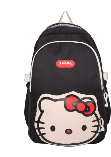 Yeni Sevimli Karikatür Kedi Okul Çantası Kız Ortaokul ve Lise Öğrencileri Karikatür Büyük Kapasiteli Hafif Yük Azaltma Sırt Çantası Üniversite (Yurt Dışından)