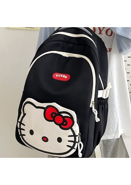 Yeni Sevimli Karikatür Kedi Okul Çantası Kız Ortaokul ve Lise Öğrencileri Karikatür Büyük Kapasiteli Hafif Yük Azaltma Sırt Çantası Üniversite (Yurt Dışından) indirimleri