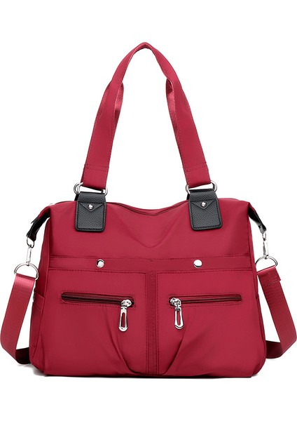 Moda Hafif Oxford Kumaş Postacı Çantası Kore Tarzı Bayan Büyük Kapasiteli Su Geçirmez Seyahat Çantası Alışveriş Çantası Omuz Çantası (Yurt Dışından)