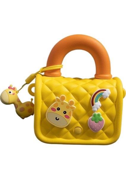 Yeni Kewu Cool Dopamin Çocuk Çantası Çapraz Omuz Küçük Çanta Erkek ve Kız Prenses Sevimli Elbise Taşınabilir Para Cüzdanı (Yurt Dışından)