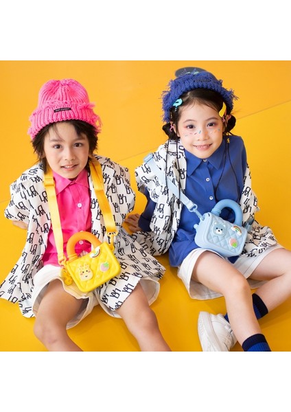 Yeni Kewu Cool Dopamin Çocuk Çantası Çapraz Omuz Küçük Çanta Erkek ve Kız Prenses Sevimli Elbise Taşınabilir Para Cüzdanı (Yurt Dışından) modelleri