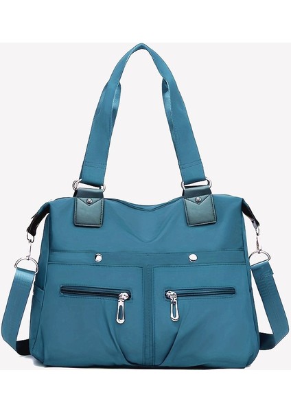 Moda Hafif Oxford Kumaş Postacı Çantası Kore Tarzı Bayan Büyük Kapasiteli Su Geçirmez Seyahat Çantası Alışveriş Çantası Omuz Çantası (Yurt Dışından)