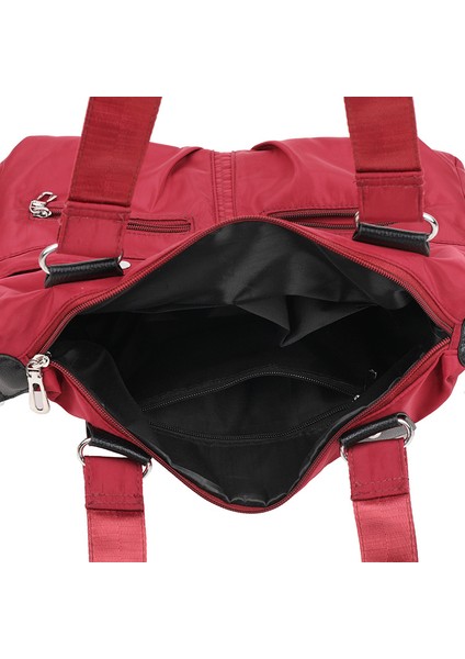 Moda Hafif Oxford Kumaş Postacı Çantası Kore Tarzı Bayan Büyük Kapasiteli Su Geçirmez Seyahat Çantası Alışveriş Çantası Omuz Çantası (Yurt Dışından) indirimleri