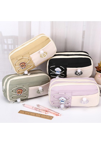 2025 Yeni Büyük Kapasiteli Ilkokul Kızları Sevimli Göğüsleri Tembel Hafif Lüks Üst Düzey Kalem Çantası (Yurt Dışından) fiyatları