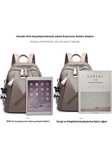 Yeni Sırt Çantası Kadın Moda Trend Sokak Oxford Kumaş Çantası Ortaokul Öğrencisi Okul Çantası Sırt (Yurt Dışından) fırsatları