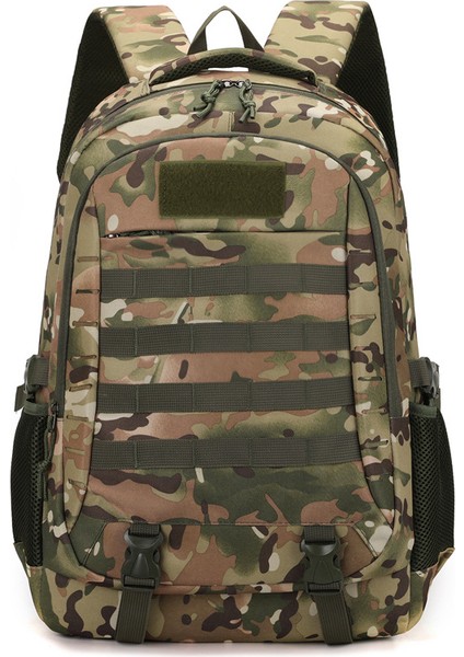 Açık Hava Taktik Sırt Çantası Eğlence Seyahat Dağcılık Çantası Kamuflaj Büyük Kapasiteli Öğrenci Çok Işlevli Sırt Çantası (Yurt Dışından)