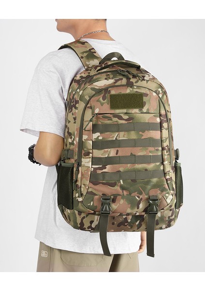 Açık Hava Taktik Sırt Çantası Eğlence Seyahat Dağcılık Çantası Kamuflaj Büyük Kapasiteli Öğrenci Çok Işlevli Sırt Çantası (Yurt Dışından) fırsatları