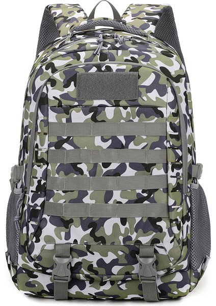 Açık Hava Taktik Sırt Çantası Eğlence Seyahat Dağcılık Çantası Kamuflaj Büyük Kapasiteli Öğrenci Çok Işlevli Sırt Çantası (Yurt Dışından)
