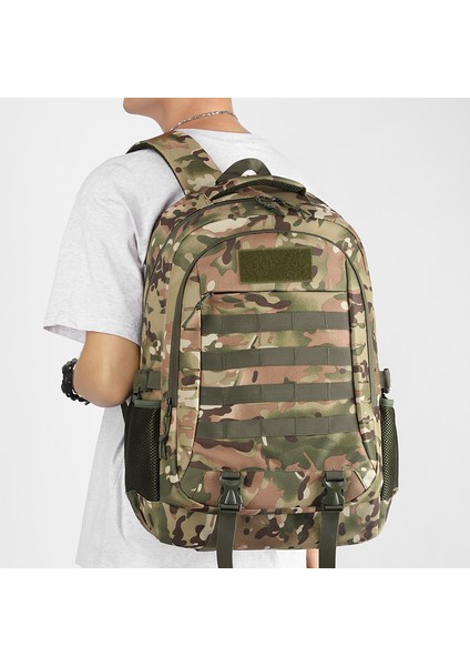 Açık Hava Taktik Sırt Çantası Eğlence Seyahat Dağcılık Çantası Kamuflaj Büyük Kapasiteli Öğrenci Çok Işlevli Sırt Çantası (Yurt Dışından) modelleri