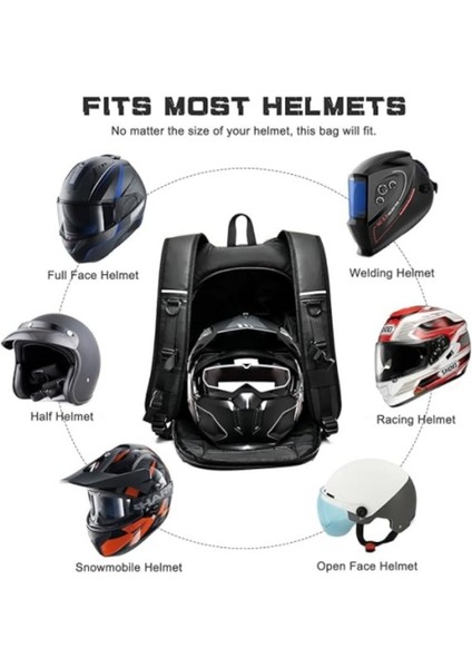 Yeni Motosiklet Sırt Çantası Çok Amaçlı Erkek Su Geçirmez Kask Sırt Çantası (Yurt Dışından) modelleri