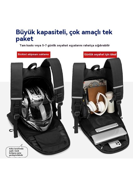Yeni Motosiklet Kask Çantası Tam Kask Şövalye Çantası Büyük Kapasiteli Su Geçirmez Motosiklet Seyahat Ekipmanı Çantası Erkek ve Kadın Omuz Motosiklet Saklama (Yurt Dışından) modelleri