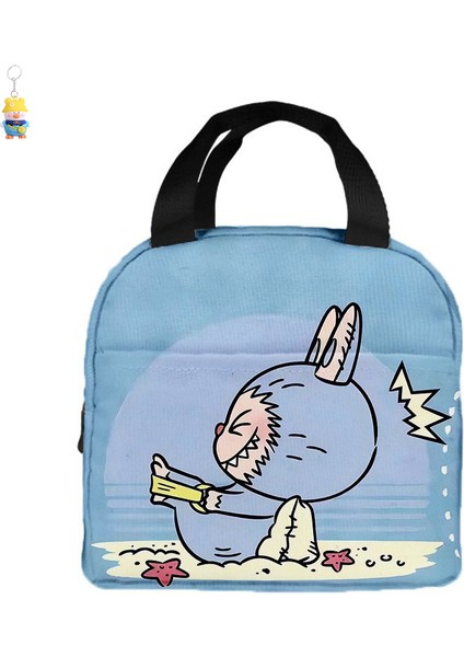 Öğle Yemeği Çantası Karikatür Tote Çantası Öğrenci Bento Çantası Alüminyum Folyo Yalıtımlı Yemek Çantası (Yurt Dışından)