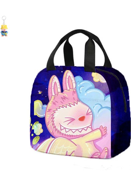 Öğle Yemeği Çantası Karikatür Tote Çantası Öğrenci Bento Çantası Alüminyum Folyo Yalıtımlı Yemek Çantası (Yurt Dışından)