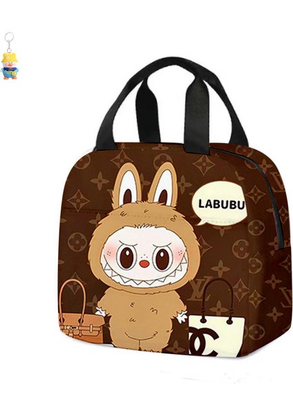 Öğle Yemeği Çantası Karikatür Tote Çantası Öğrenci Bento Çantası Alüminyum Folyo Yalıtımlı Yemek Çantası (Yurt Dışından)
