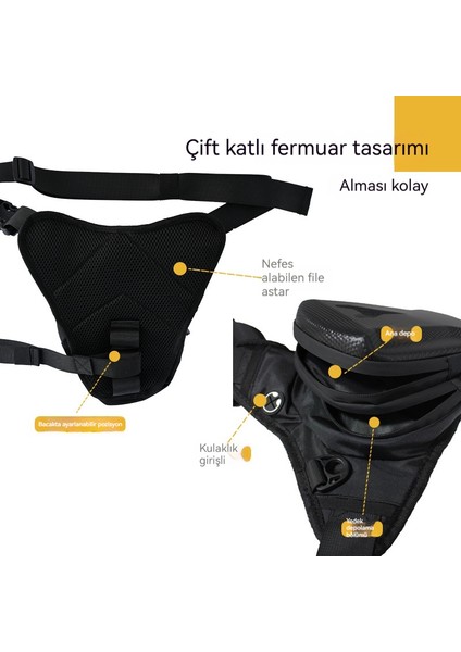 Yeni Motosiklet Sert Kabuk Taktik Bacak Çantası Bisiklet Çantası Motosiklet Çapraz Çanta Erkek Bel Çantası Teslimat Çapraz Çanta Bisiklet Sırt Çantası Su Geçirmez (Yurt Dışından) modelleri