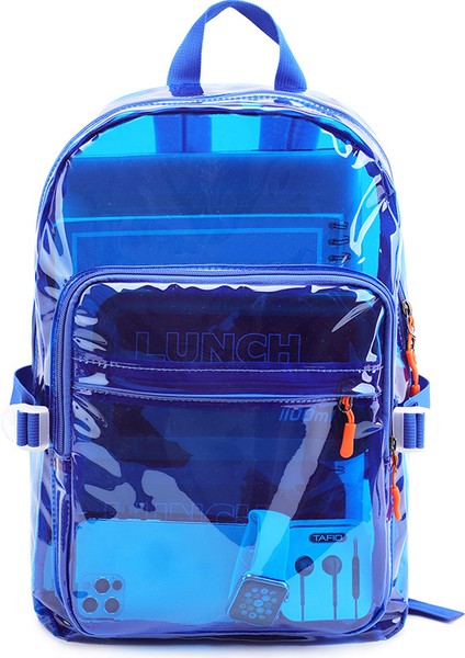 Yeni Şeffaf Pvc Sırt Çantası Sınır Ötesi Trend Öğrenci Moda Sırt Çantası Rahat Yüksek Görünümlü Büyük Kapasiteli Okul Çantası (Yurt Dışından)