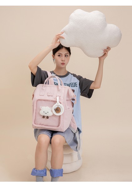 Yeni Orijinal Japon Anne Ağrı Omuz Ağrı Çantası Kadınlar Büyük Kapasiteli Günlük Iki Boyutlu Sırt Çantası Okul Çantası (Yurt Dışından) modelleri