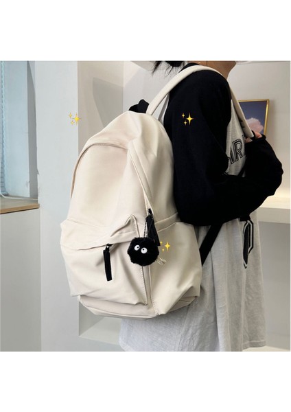 Kadın Ortaokul Öğrencileri Için Yeni Kore Tarzı Ins Okul Çantası, Büyük Kapasiteli Basit Katı Renkli Sırt Çantası, Ortaokul ve Lise Üniversite (Yurt Dışından) modelleri