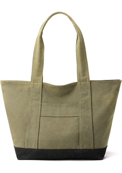 Moda Büyük Kapasiteli Aşınmaya Dalı Kadın Kanvas Çanta Anne Çantası Omuz Çantası Büyük Işe Gidip Gelme Boş Zaman Bez Çantası (Yurt Dışından)