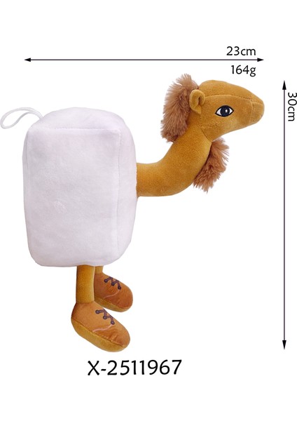 Peluş Oyuncak Bebeği Çevreleyen Tungtungtung Köpekbalığı Heykelciği (Yurt Dışından)