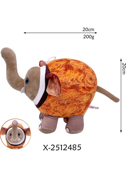 Peluş Oyuncak Bebeği Çevreleyen Tungtungtung Köpekbalığı Heykelciği (Yurt Dışından)