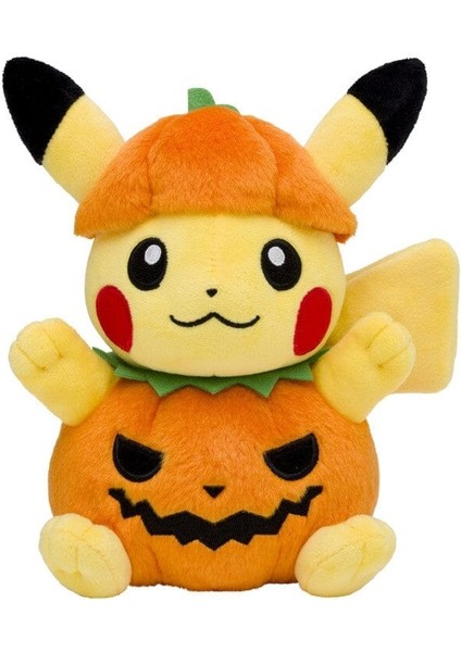 Yeni Pokémon Balkabağı Pikachu Peluş Bebek (Yurt Dışından)