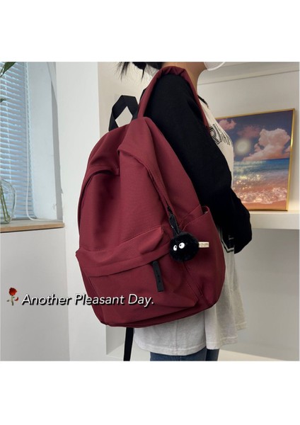 Kadın Ortaokul Öğrencileri Için Yeni Kore Tarzı Ins Okul Çantası, Büyük Kapasiteli Basit Katı Renkli Sırt Çantası, Ortaokul ve Lise Üniversite (Yurt Dışından) fiyatları