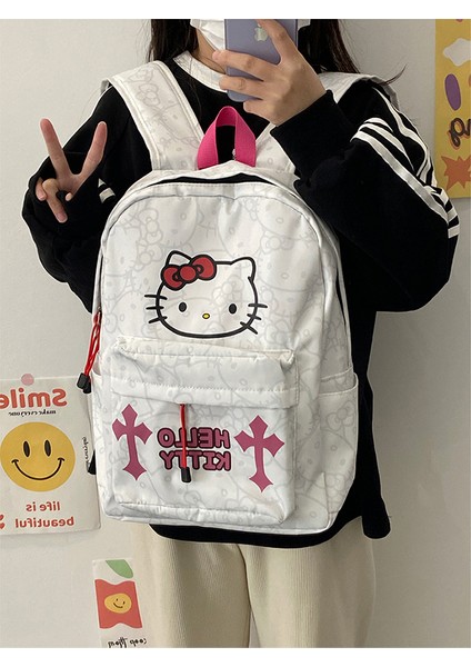 Sırt Çantası Yeni Sevimli Niş Sırt Çantası Lise Öğrencisi Baskılı Okul Çantası Kampüs Büyük Kapasiteli Hafif Kız Çantası (Yurt Dışından) fiyatları