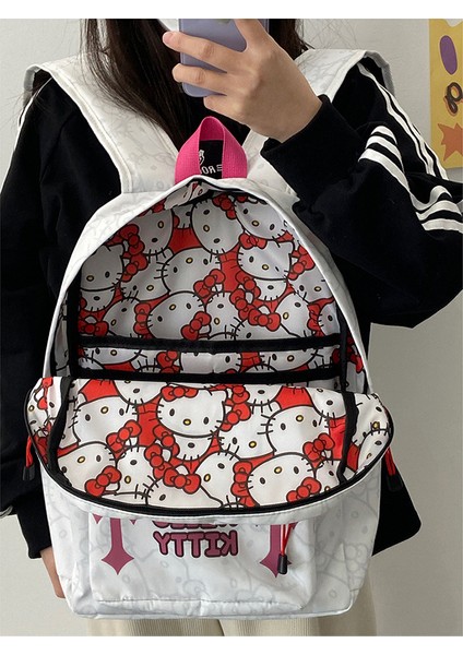 Sırt Çantası Yeni Sevimli Niş Sırt Çantası Lise Öğrencisi Baskılı Okul Çantası Kampüs Büyük Kapasiteli Hafif Kız Çantası (Yurt Dışından) fırsatları