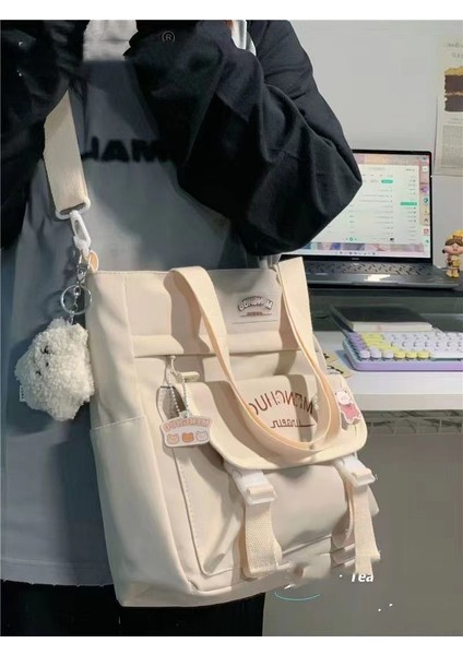 Ins Çok Yönlü Kolej Tarzı Messenger Çanta Ders Çantası Büyük Kapasiteli Tote Çanta Omuz Çantası Kız Öğrenci Sınıf Işe Gidip Gelme Çantası-Alibaba (Yurt Dışından) modelleri